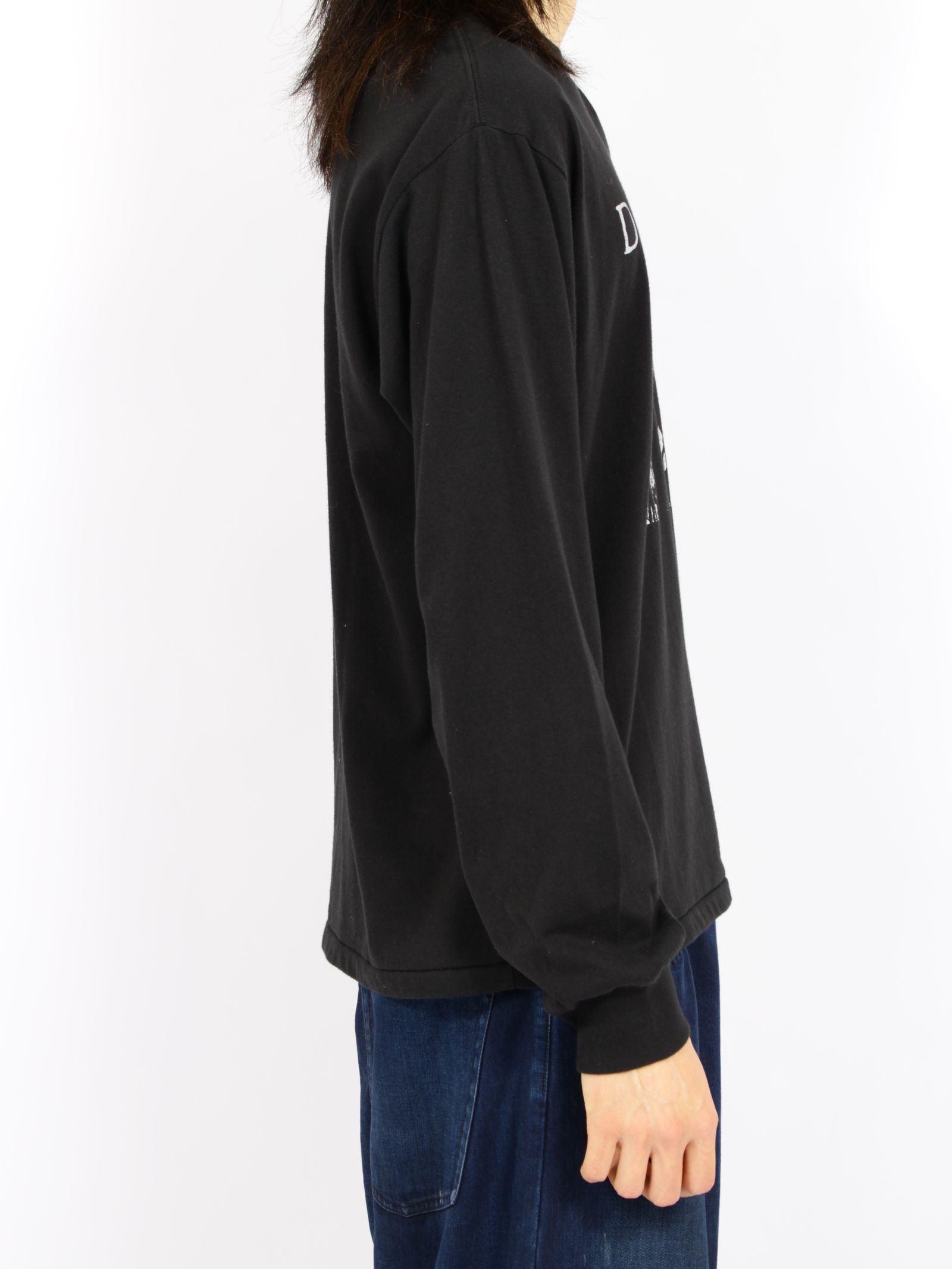【26AW】ディストーテッド・ガール・ロングスリーブ・ティーシャツ/ "DISTORTED Girl" L/S T-shirt / ブラック