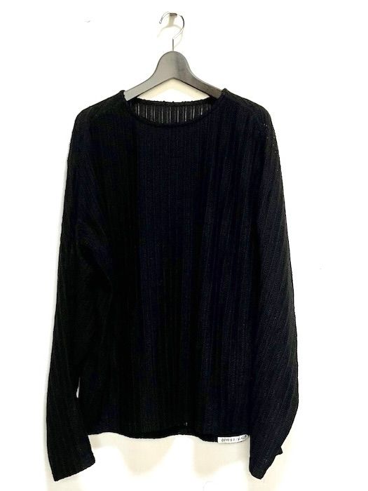 【26SS】ウェーブ ロングスリーブ Tシャツ / LONG SLEEVE T-SHIRTS WAVE / ブラック