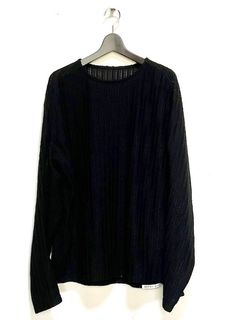 【26SS】ウェーブ ロングスリーブ Tシャツ / LONG SLEEVE T-SHIRTS WAVE / ブラック