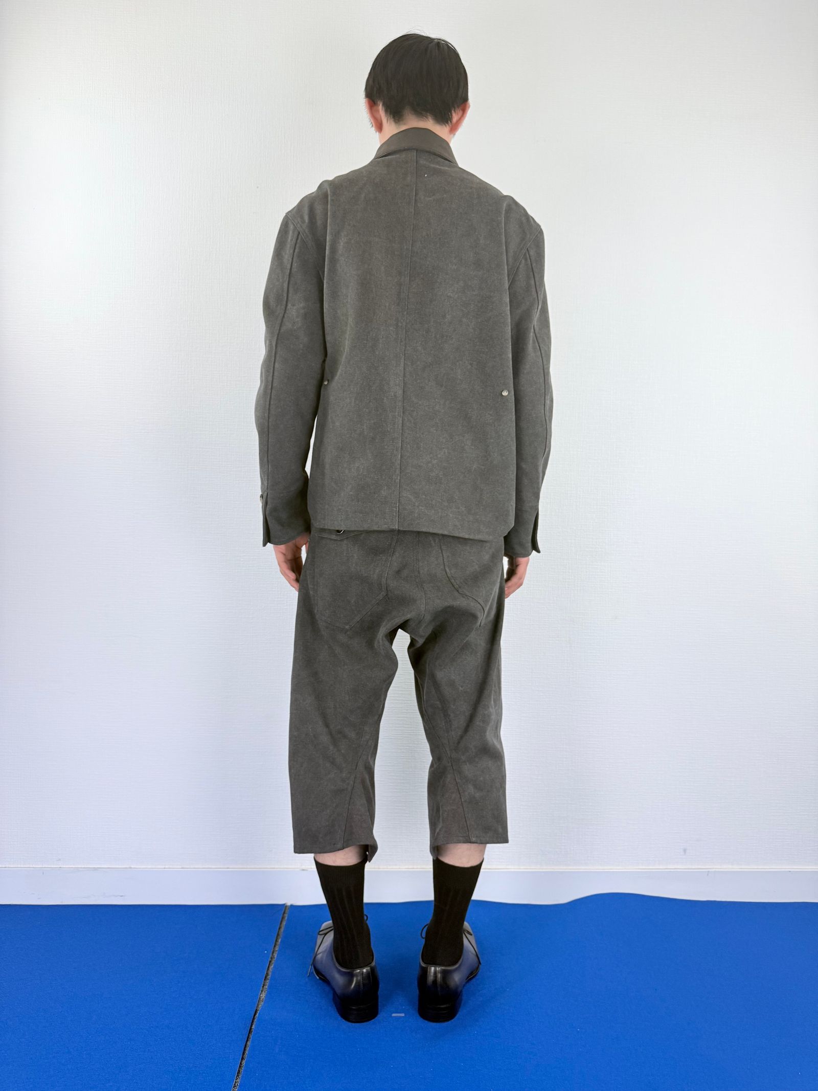 【26SS】 3D ショート デニム パンツ / 3D SHORT DENIM PANTS / ダークグレー