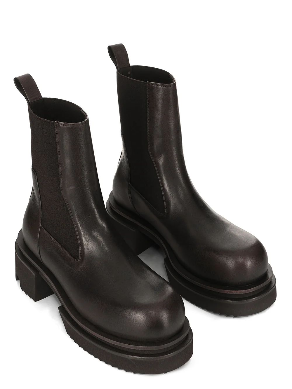 RICK OWENS - 【26AW】ビートルボウガン レザー サイドゴア ブーツ