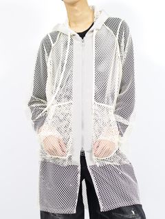 【25SS】メッシュ レイヤード パーカー / MESH LAYERED PARKA .13 / オフホワイト