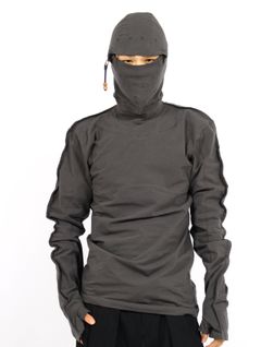 【25AW】サソウ トップス / SASOU TOP / チャコール