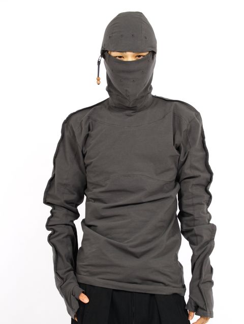 【25AW】サソウ トップス / SASOU TOP / チャコール