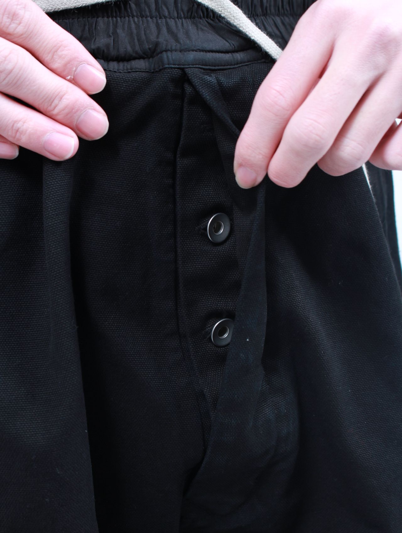 【可愛い】RICK OWENS サイドボタンプッシャーパンツ RICK OWENS DRKSHDW - 【24AW】サイドスナップボタン プッシャー