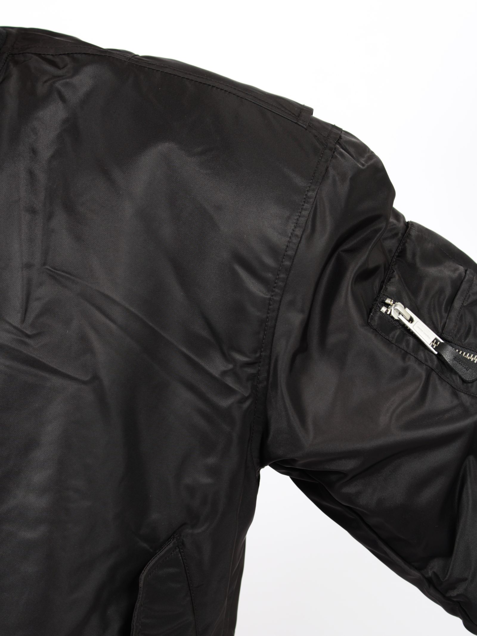クロップド ブロード ボンバー / CROPPED BROAD BOMBER / OIL(ブラック)