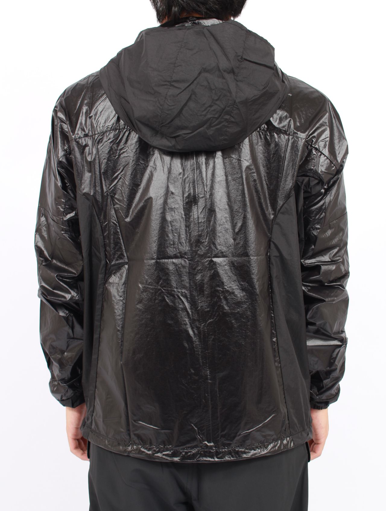 【25AW】シャイニーナイロン ラスター ジャケット / LUSTER JACKET / ブラック