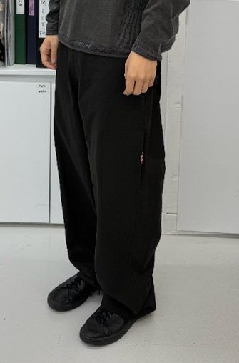 【26AW】ベーシックユニットパンツ /  SAN SAN X JIAN YE BASIC UNIT PANTS / ブラック
