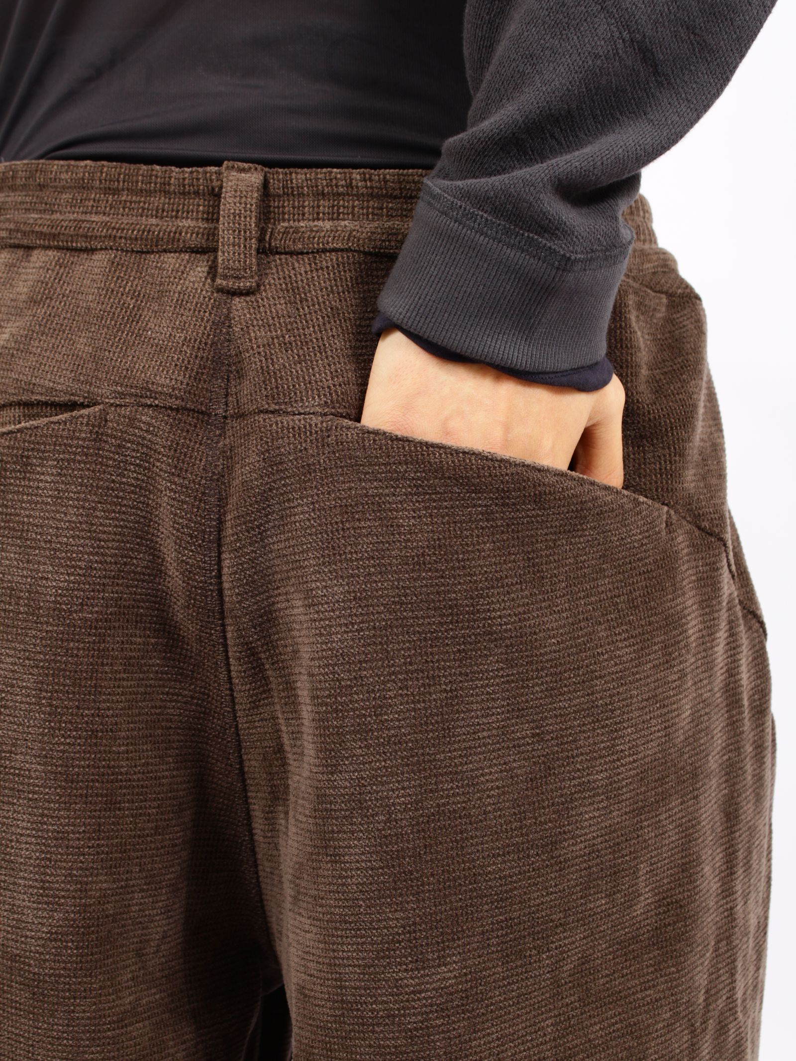 【26AW】ナーヴ パンツ / NURV PANTS / ブラウン