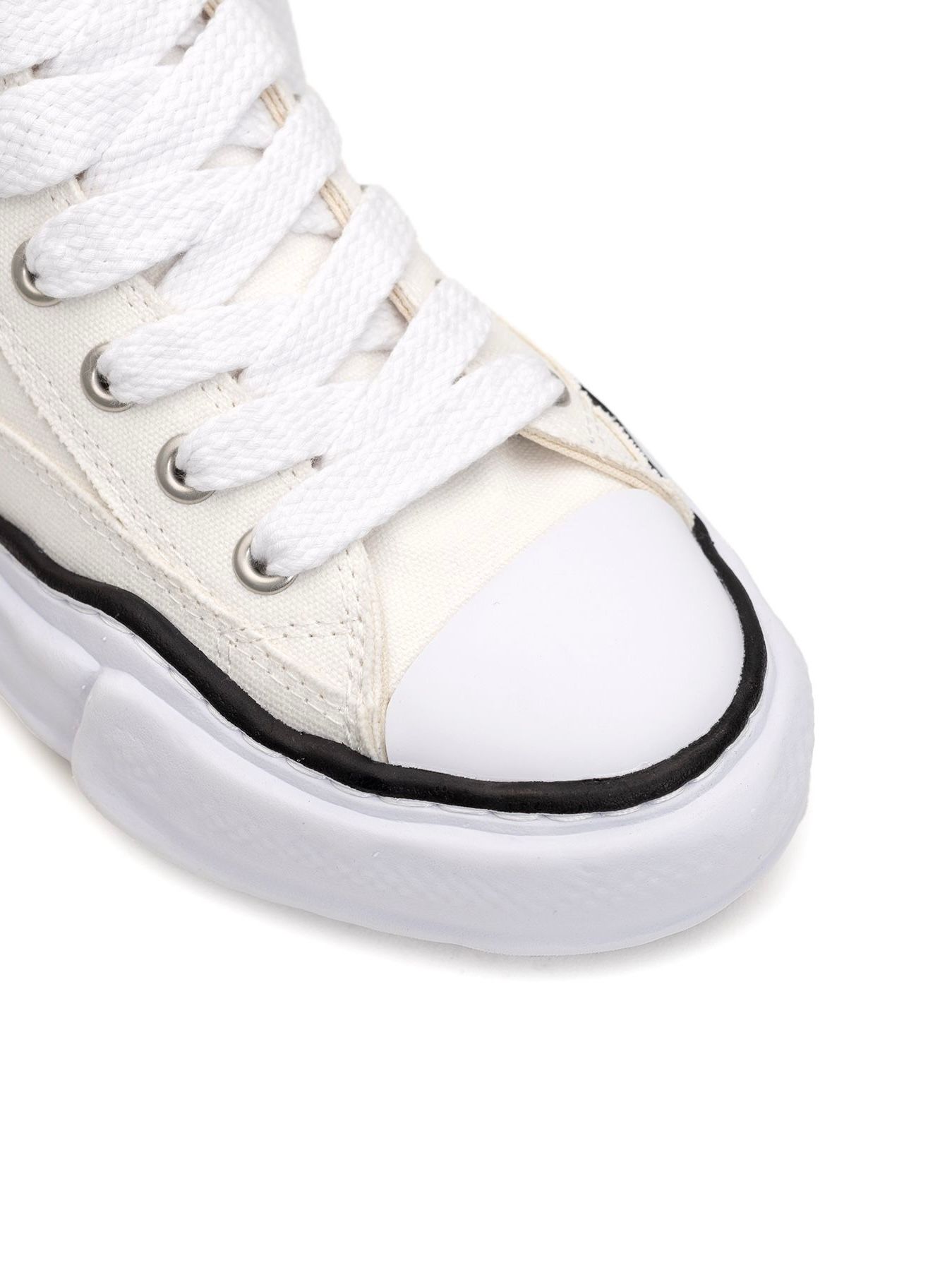 "ピーターソン" キャンバス ハイカット スニーカー  /  PETERSON HIGH CANVAS SNEAKER / ホワイト