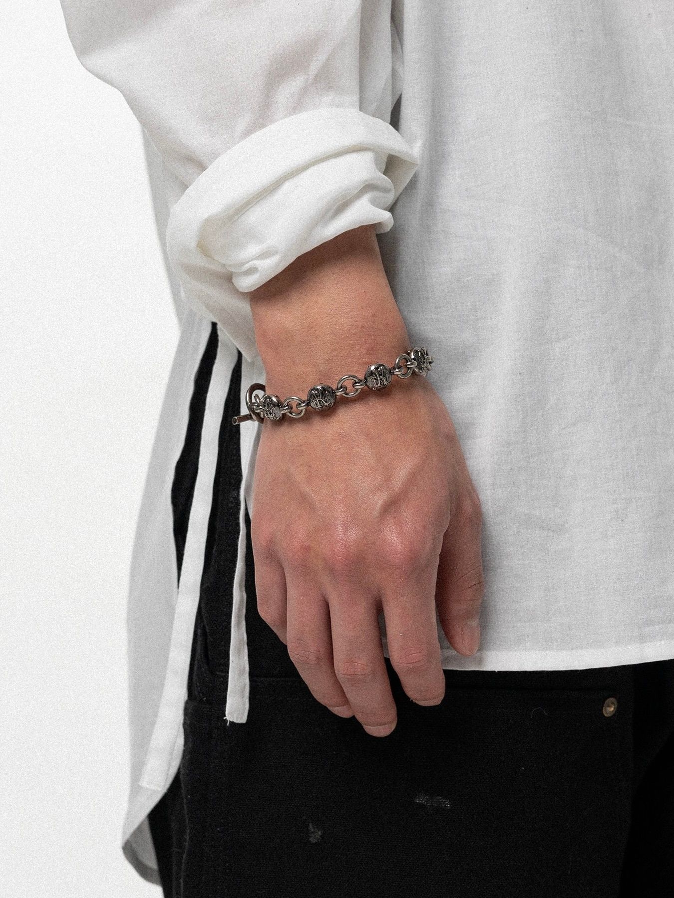 【26AW】 ボール チェーン ブレスット / BALL CHAIN BRACELET / ブラック