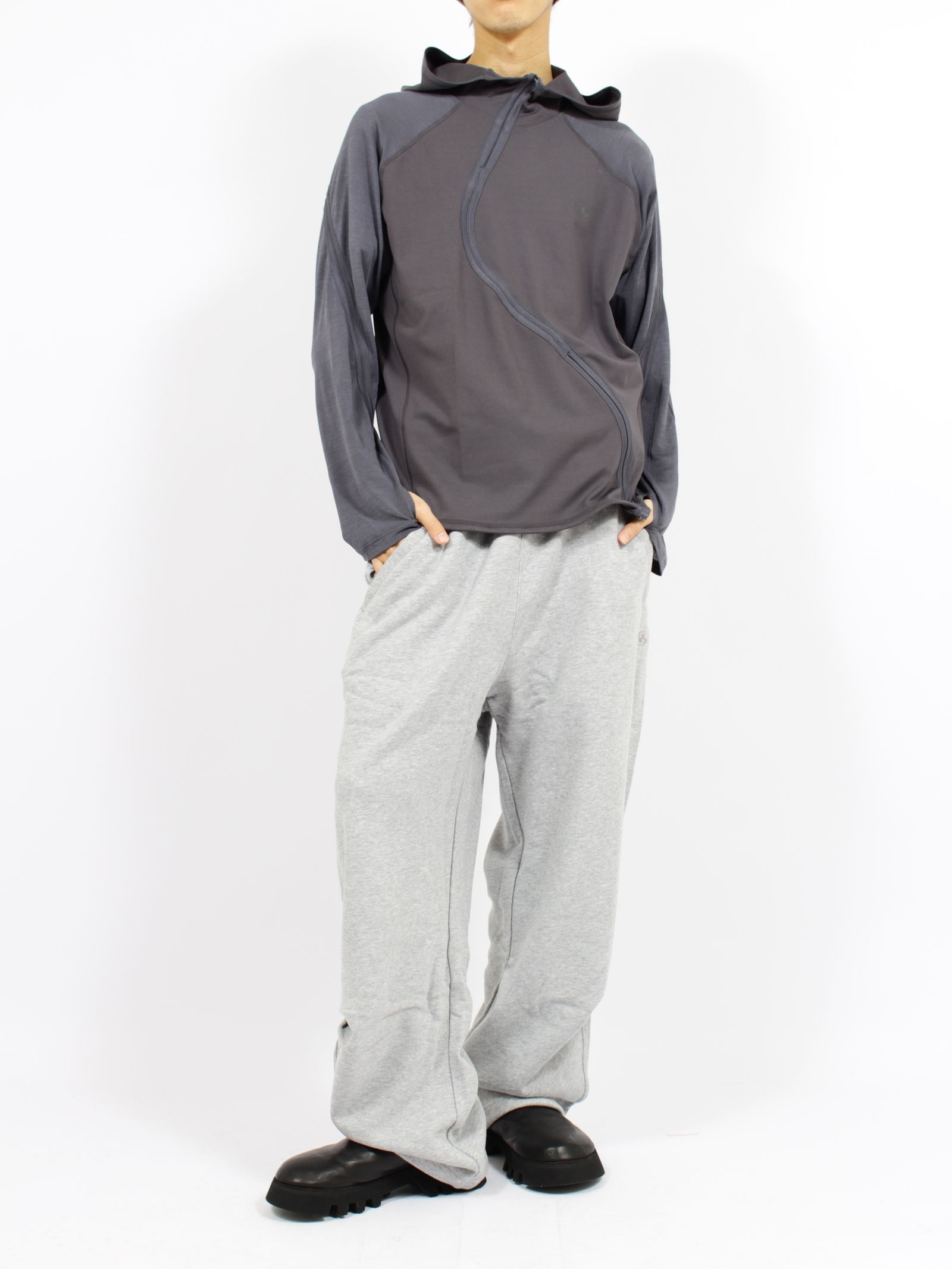 【26SS】ウェーブ ロング スリーブ / WAVE LONG SLEEVE / ブルー チャコール