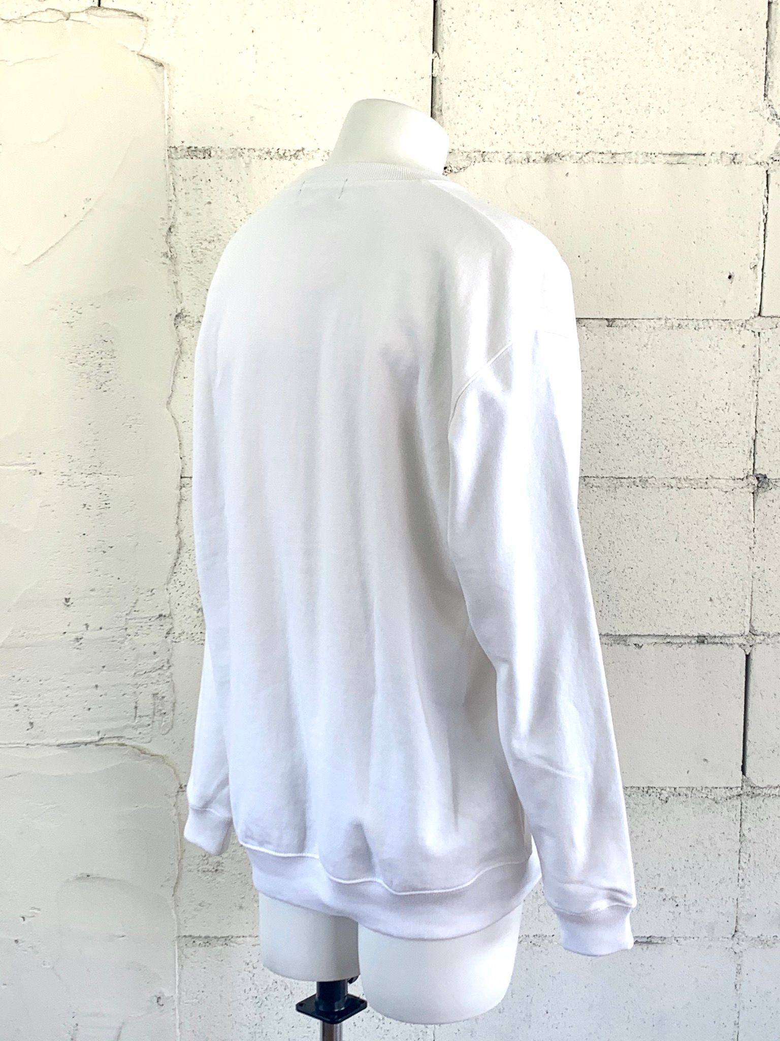 アダンス フリンジ スウェット / BRAID EMBROIDERY SWEAT PULLOVER / ホワイト