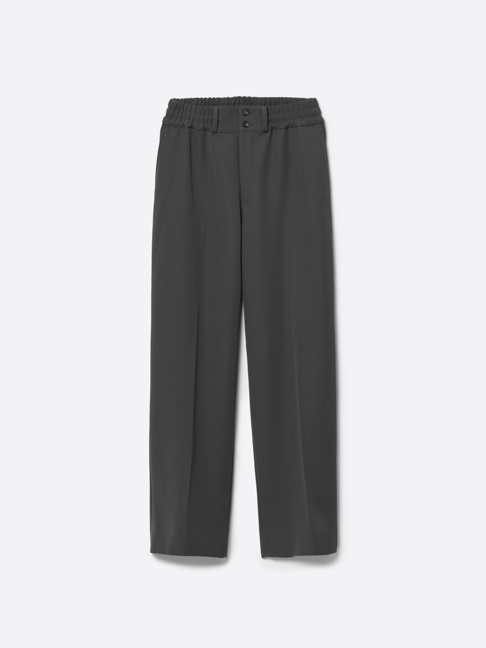【26AW】ヘビー ウール ストレート イージー パンツ / HEAVY WOOL STRAIGHT EASY PANTS .16 / GUNMETAL(グレー)