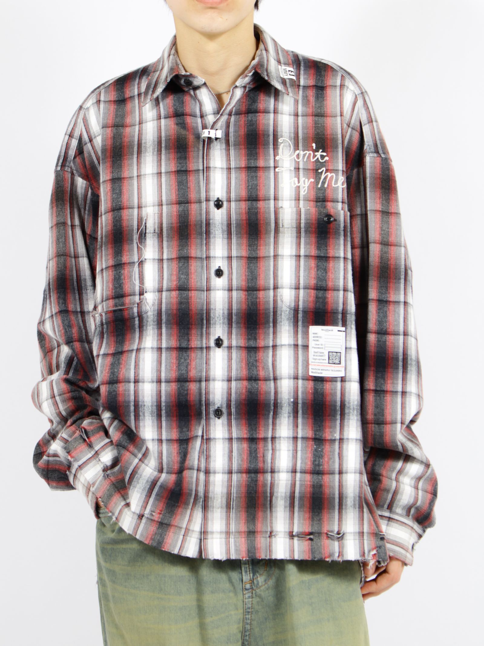 【26SS】ヴィンテージ ライク チェック シャツ / VINTAGE LIKE CHK SH / ブラック