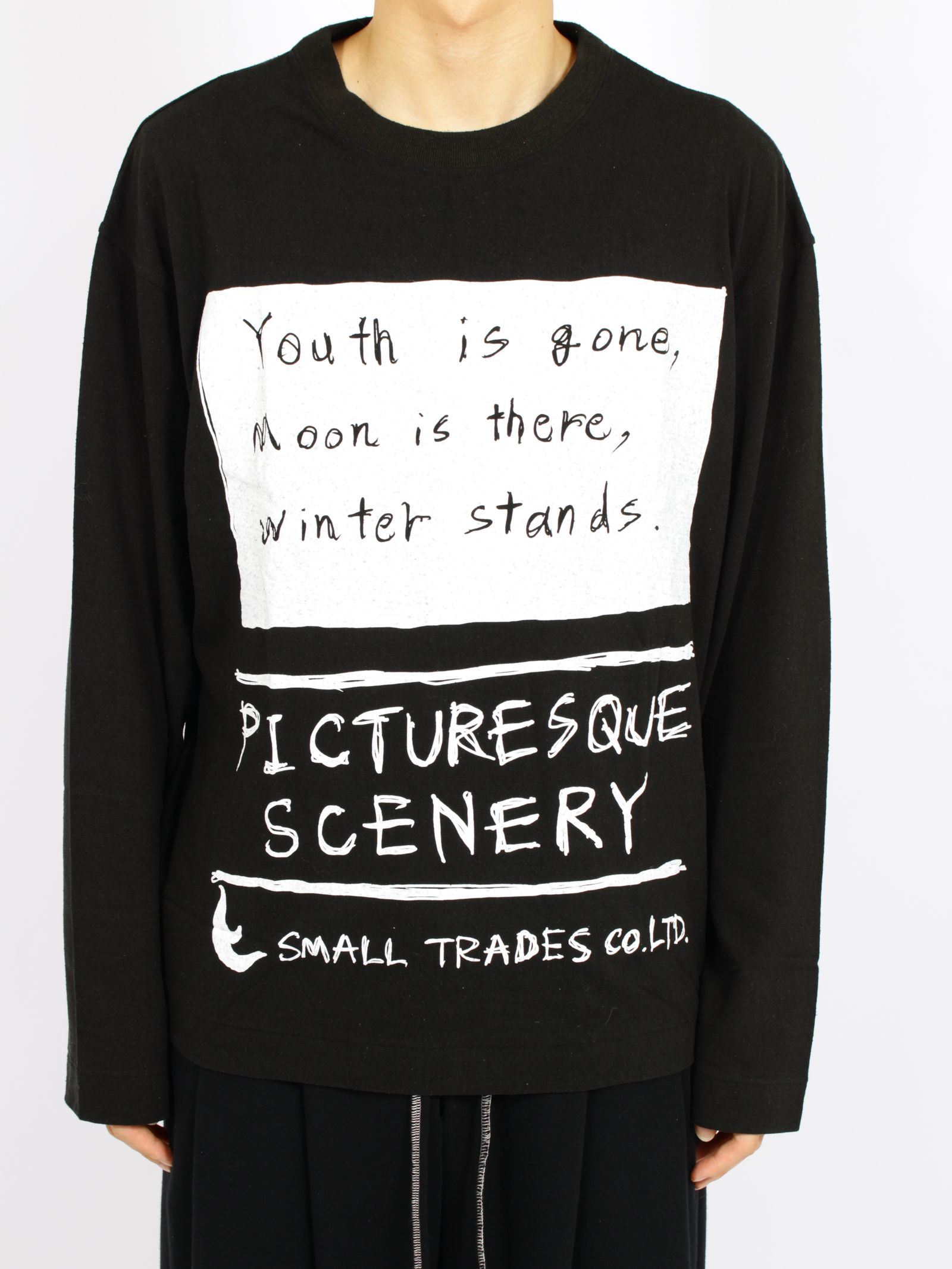 【26AW】ステイトメント イン ディセンバー ロングスリーブ Tシャツ / STATEMENT IN DECEMBER(L/S TEE) / ブラック