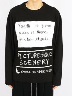 【26AW】ステイトメント イン ディセンバー ロングスリーブ Tシャツ / STATEMENT IN DECEMBER(L/S TEE) / ブラック
