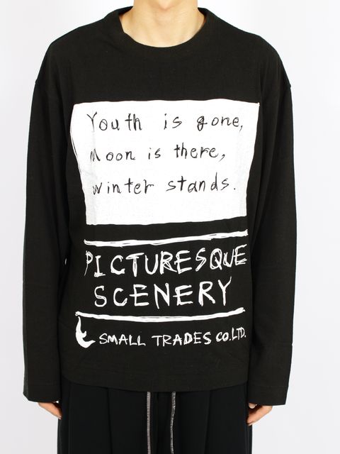 【26AW】ステイトメント イン ディセンバー ロングスリーブ Tシャツ / STATEMENT IN DECEMBER(L/S TEE) / ブラック