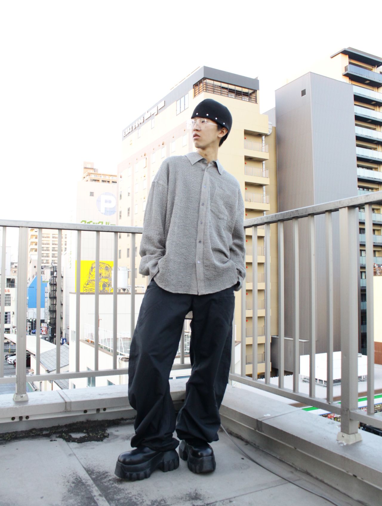 【25AW】6ポケット パネル ツイスト トラウザーズ / 6POCKET PANEL TWIST TROUSERS / ブラック