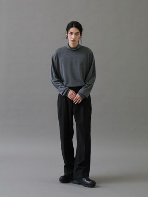 【25AW】サンティアゴ スラックス / SANTIAGO SLACKS / ブラック