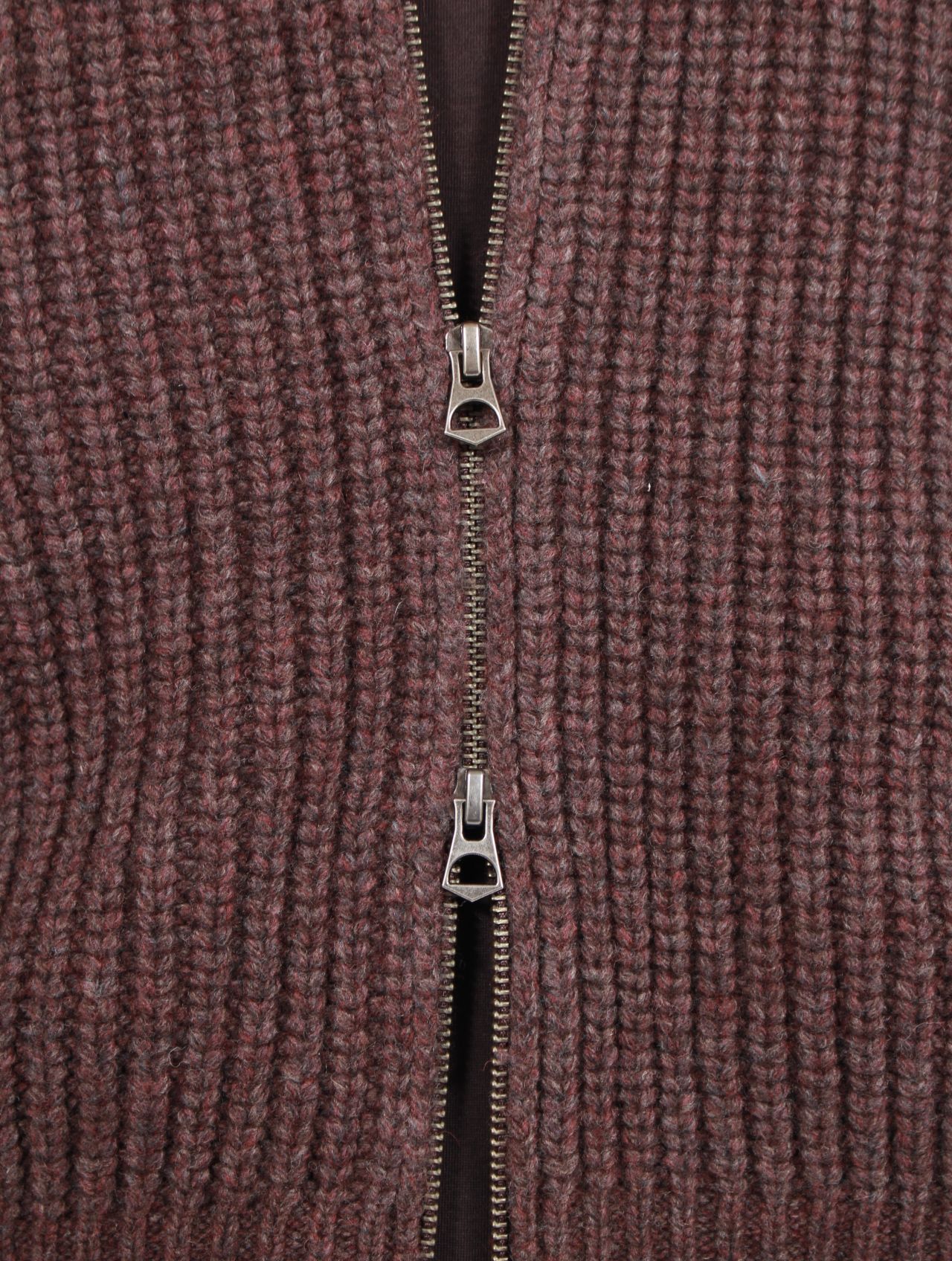 【25AW】ボンバー ニット カーディガン / BOMBER CARDIGAN / RED EARTH(レッドブラウン)