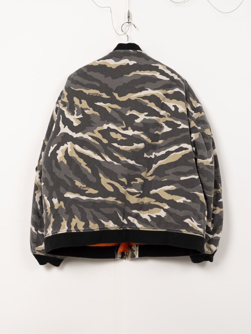 KAMIYA - 【25SS】カモフラージュ ウォッシュ MA-1 / CAMOUFLAGE