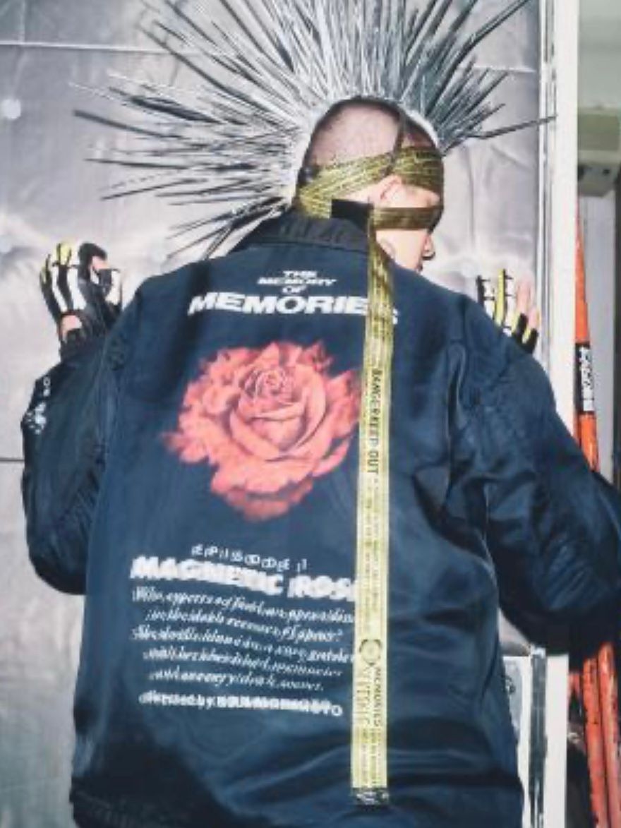 【26SS】"メモリーズ" 大友克洋 コーチ ジャケット / MEMORIES Holom Coach Jacket / ブラック(MAGNETIC ROSE)