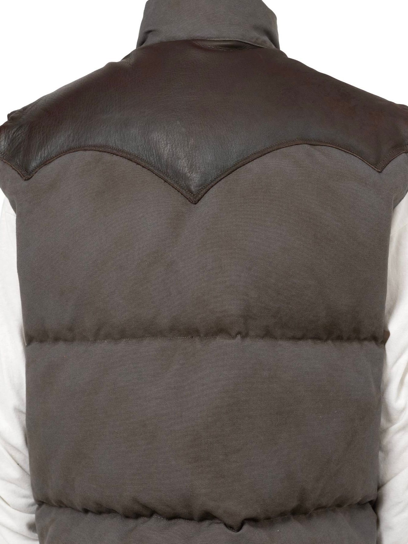 【25AW】RMFB ダック ダウン ベスト / RMFB DUCK DOWN VEST / グレー