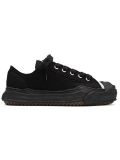 "ハンク" キャンバス ローカット スニーカー / HANK LOW CANVAS SNEAKER / ブラック x ブラック
