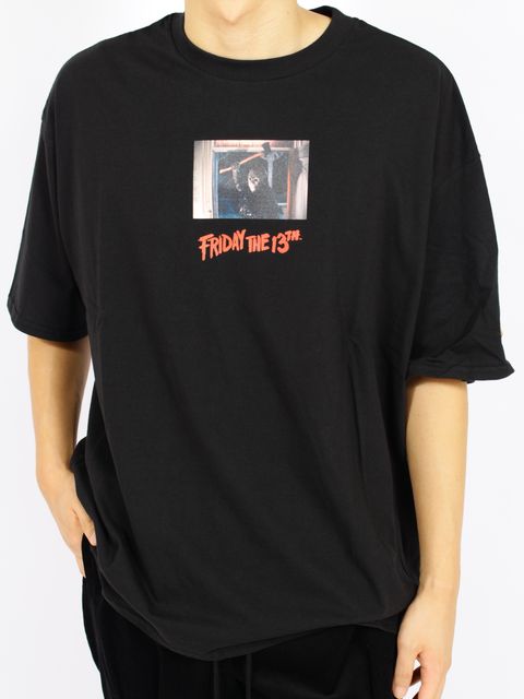 【13日の金曜日コラボ】ムービー シーン Tシャツ / x FRIDAY THE 13TH MOVIE SCENE T-SHIRT / ブラック