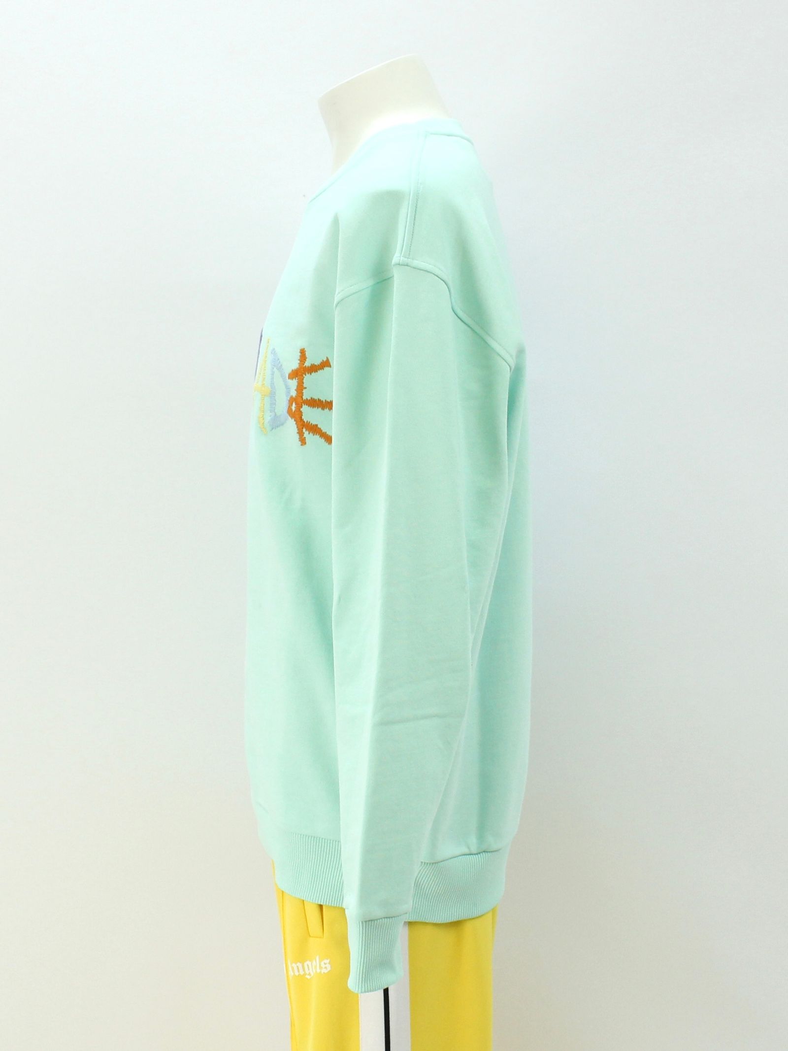 刺繍ロゴ スウェット / FAIR AQUA SWEATSHIRT WITH MULTI LOGO / アクア × マルチ