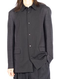 【26AW】トランジショナル シャツ ジャケット / TRANSITIONAL SHIRT JACKET / ブラック
