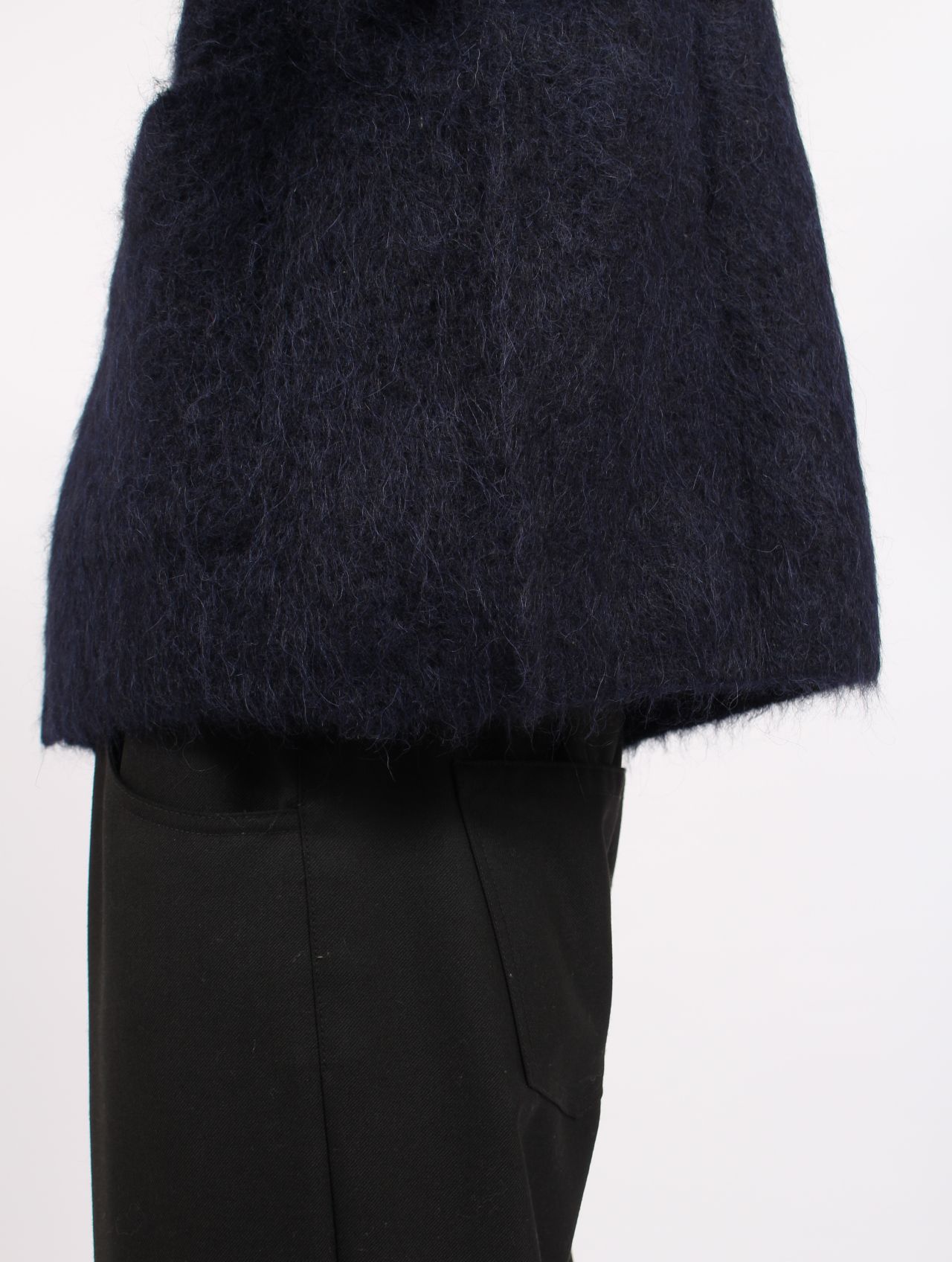 【25AW】 リー カーディガン アルパカニット / LEE CARDIGAN / ネプチューン（ネイビー）