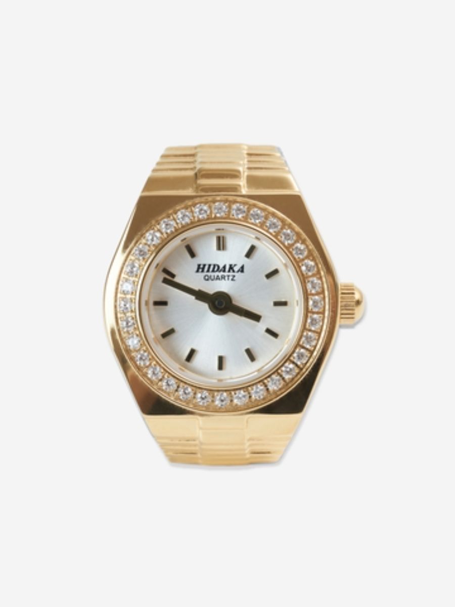ヘイロー・リング・ウォッチ 時計リング / HALO RING WATCH / シルバー×ゴールド