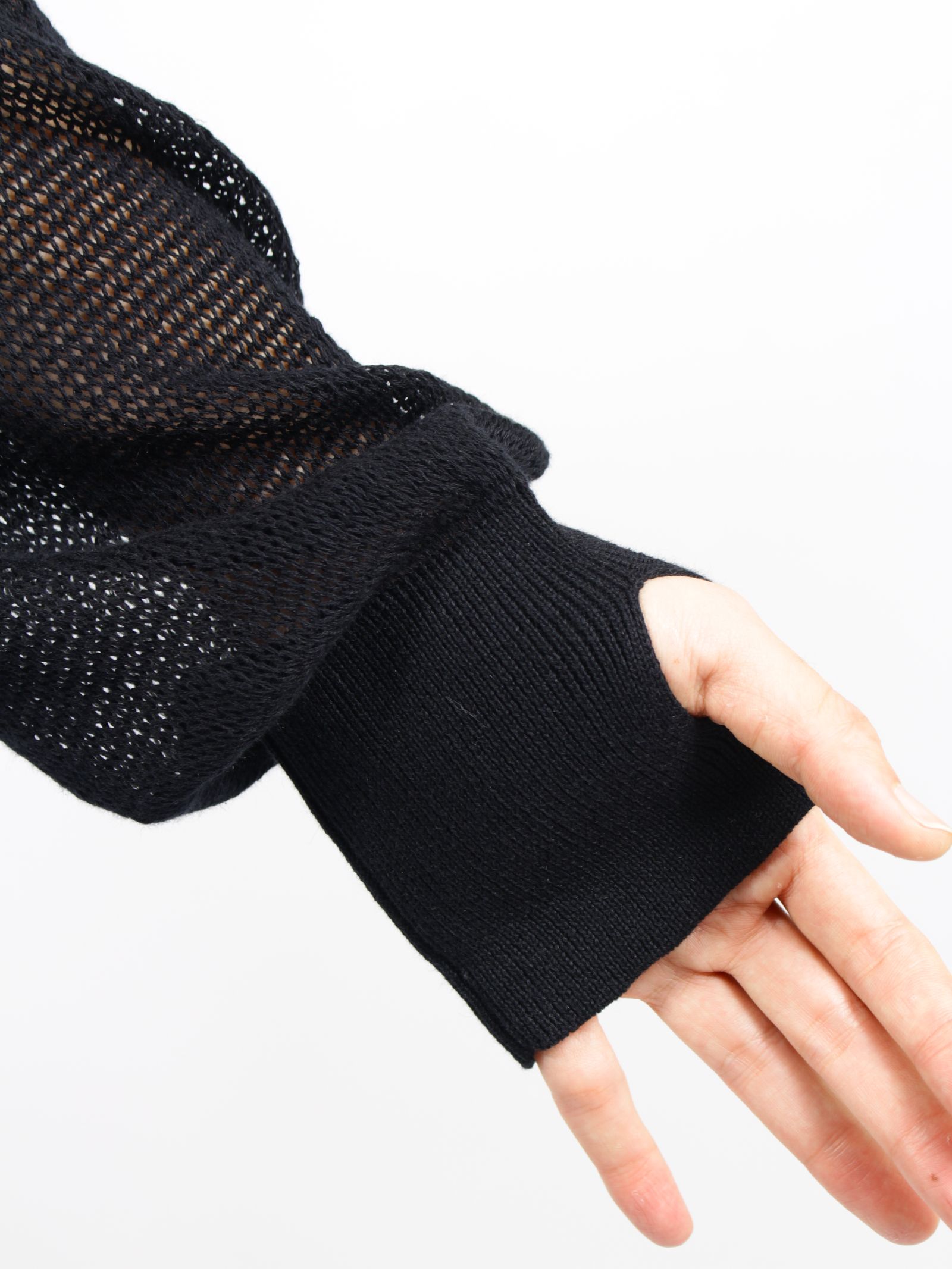 【26SS】ファング ニット / FANG KNIT / ブラック