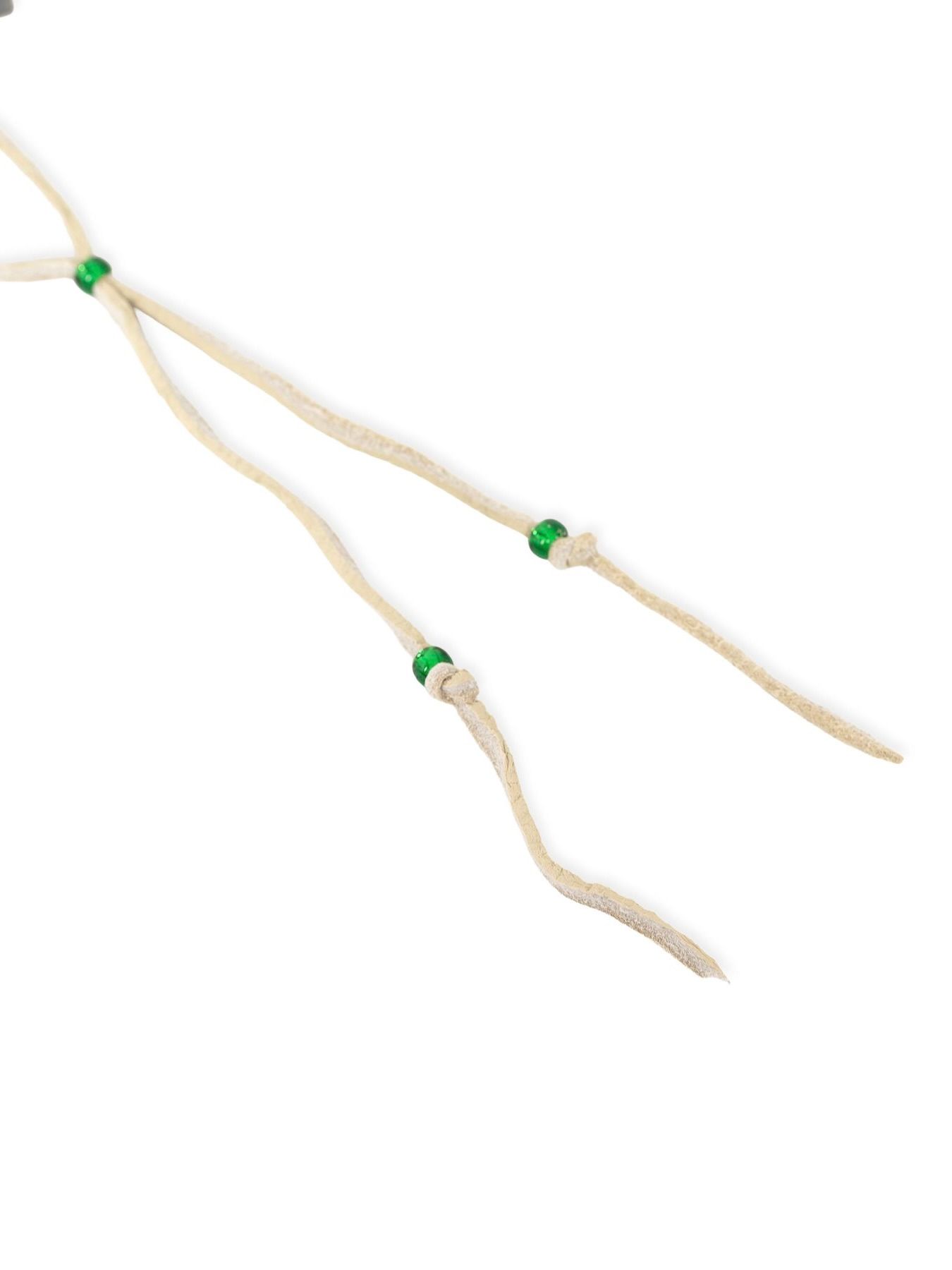 【25AW】グラス ビーズ ネックレス / GLASS BEADED NECKLACE / グリーン