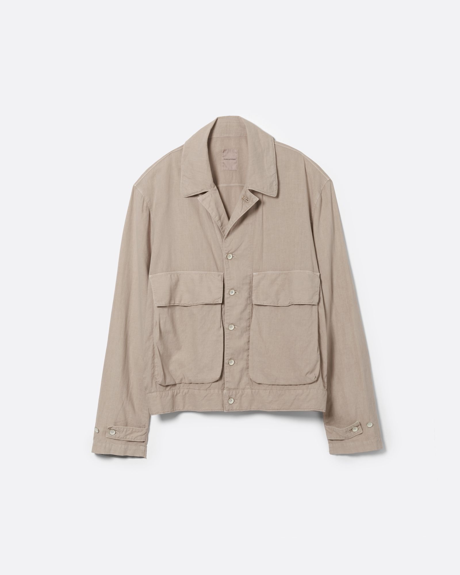 ガーメント ダイド タンカース ブルゾン シャツ / GARMENT DYED TANKERS BLOUSON SHIRTS .17 / SAND BEIGE(サンド ベージュ)
