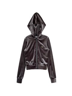 【25AW】マイクロ ブラ ベロア フーディー / MICRO BRA VELOUR HOODIE / グレー