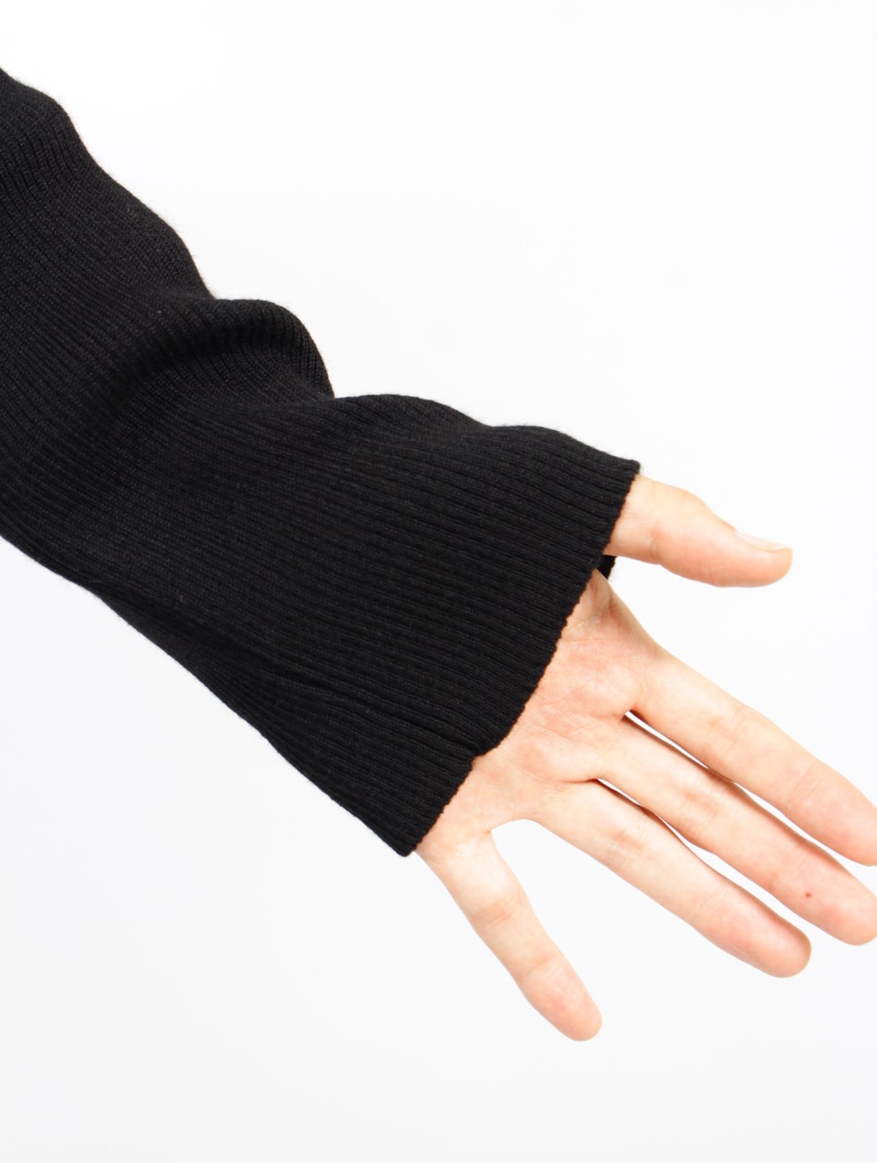 【25AW】メンズ フィット ノーシーム プルオーバー / MENS FITTED NO-SEAM PULLOVER / ブラック