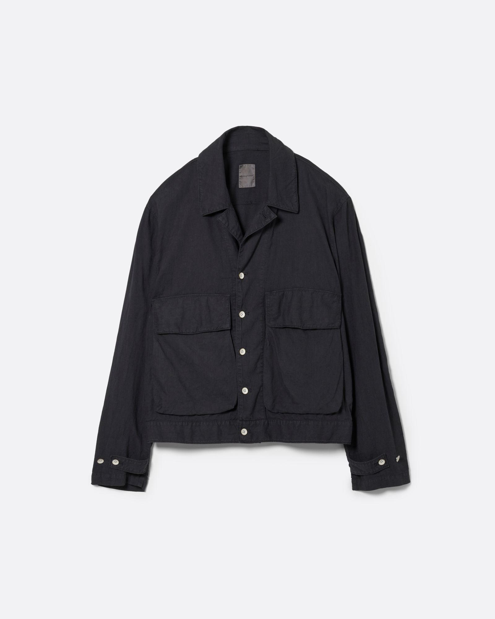 ガーメント ダイド タンカース ブルゾン シャツ / GARMENT DYED TANKERS BLOUSON SHIRTS .17 / チャコール