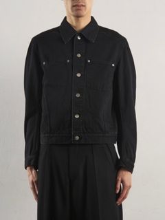 【24AW】デニム 3D トラッカー ジャケット / DENIM 3D TRUCKER JACKET / FADED BLACK(ブラック)