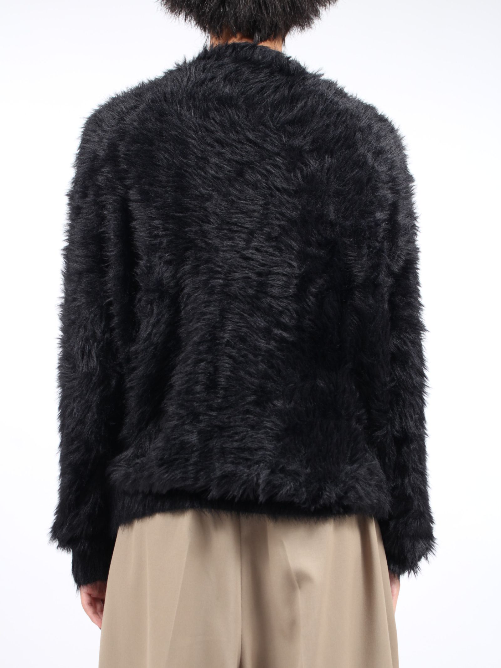 シャギー ニット プルオーバー / SHAGGY KNIT PULLOVER / ブラック