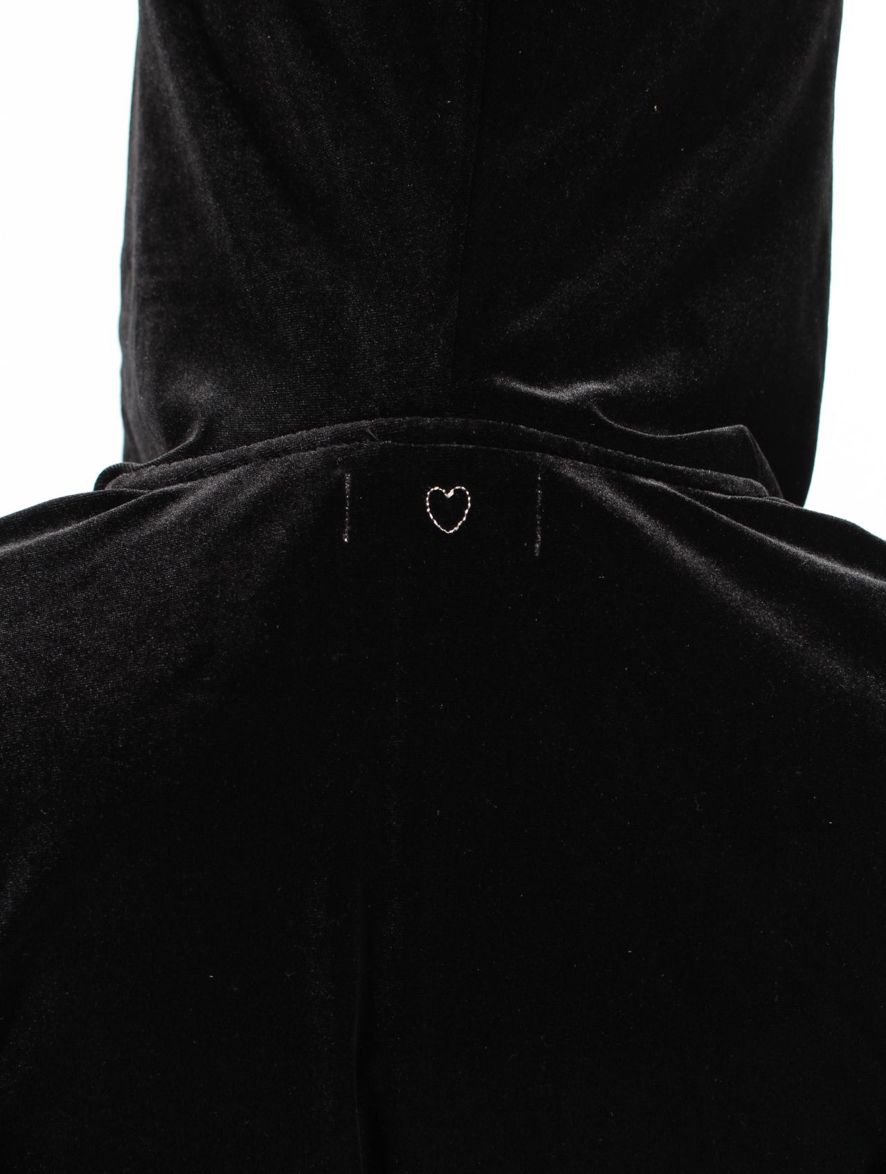 【25AW】マイクロ ブラ ベロア フーディー / MICRO BRA VELOUR HOODIE / ブラック