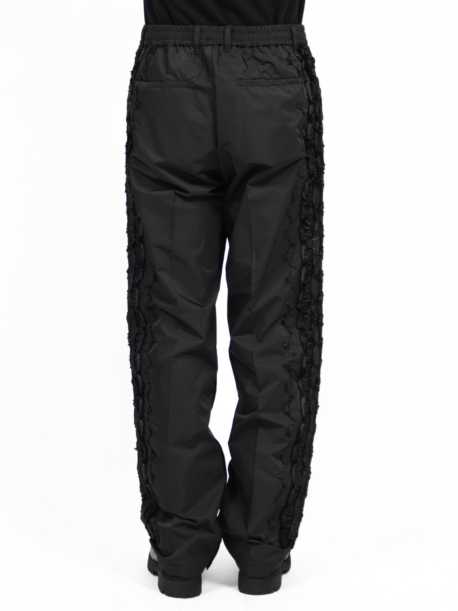 【25SS】シャーリング トラウザーズ / SHIRRING TROUSERS / ブラック