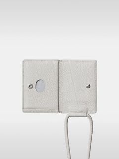 ストラップ付 レザー カードケース / STRAPPED ACCESORY CARDCASE / マシュマロ