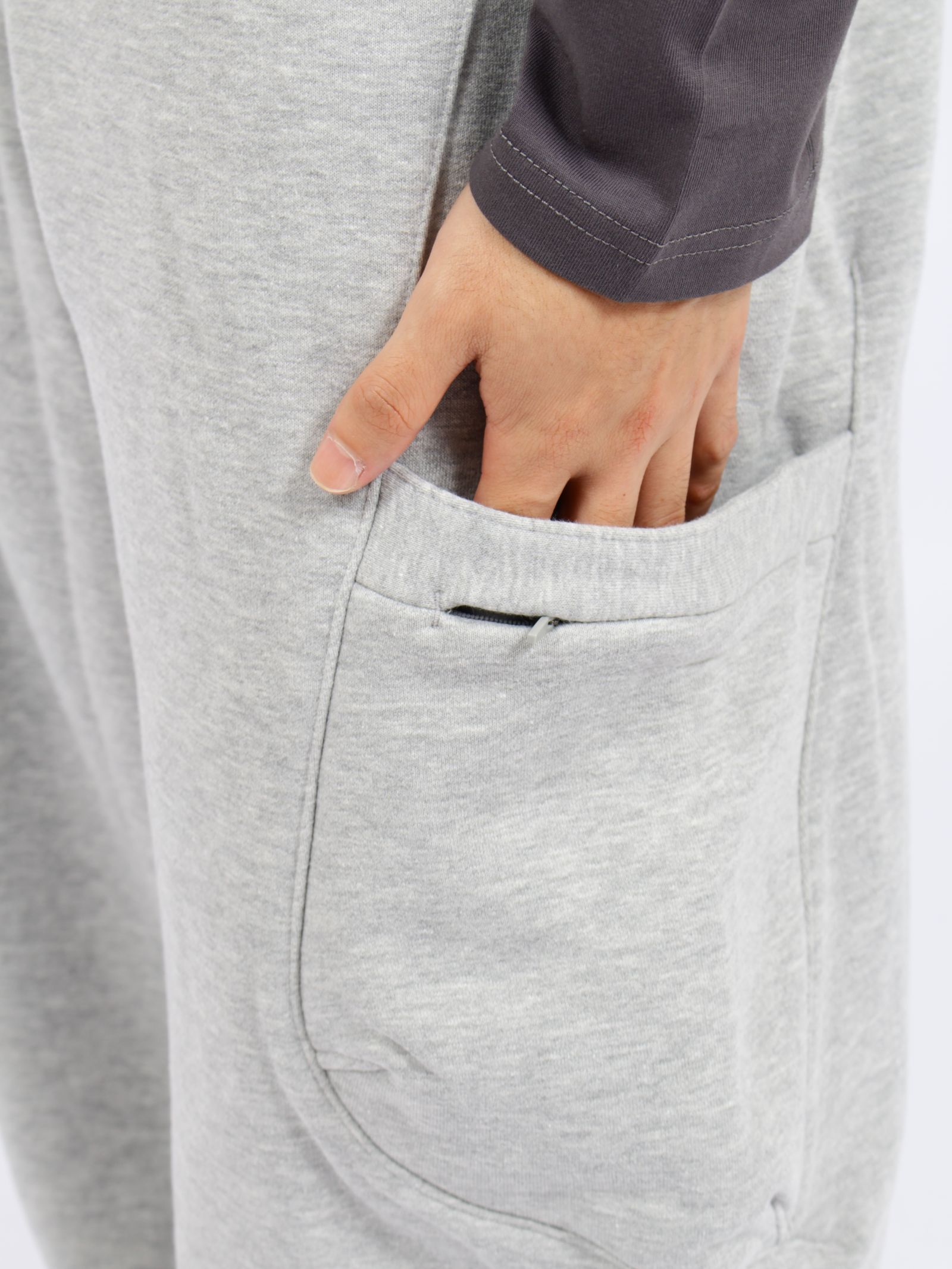 【26AW】スウェット パンツ カーゴ ミリタリーパンツ / SWEATPANTS / MELANGE GREY(グレー)