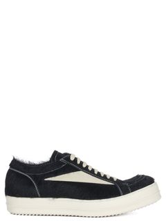 【24SS】ヘアカーフレザー ヴィンテージ スニーカー / VINTAGE SNEAKS / ブラック × ホワイト