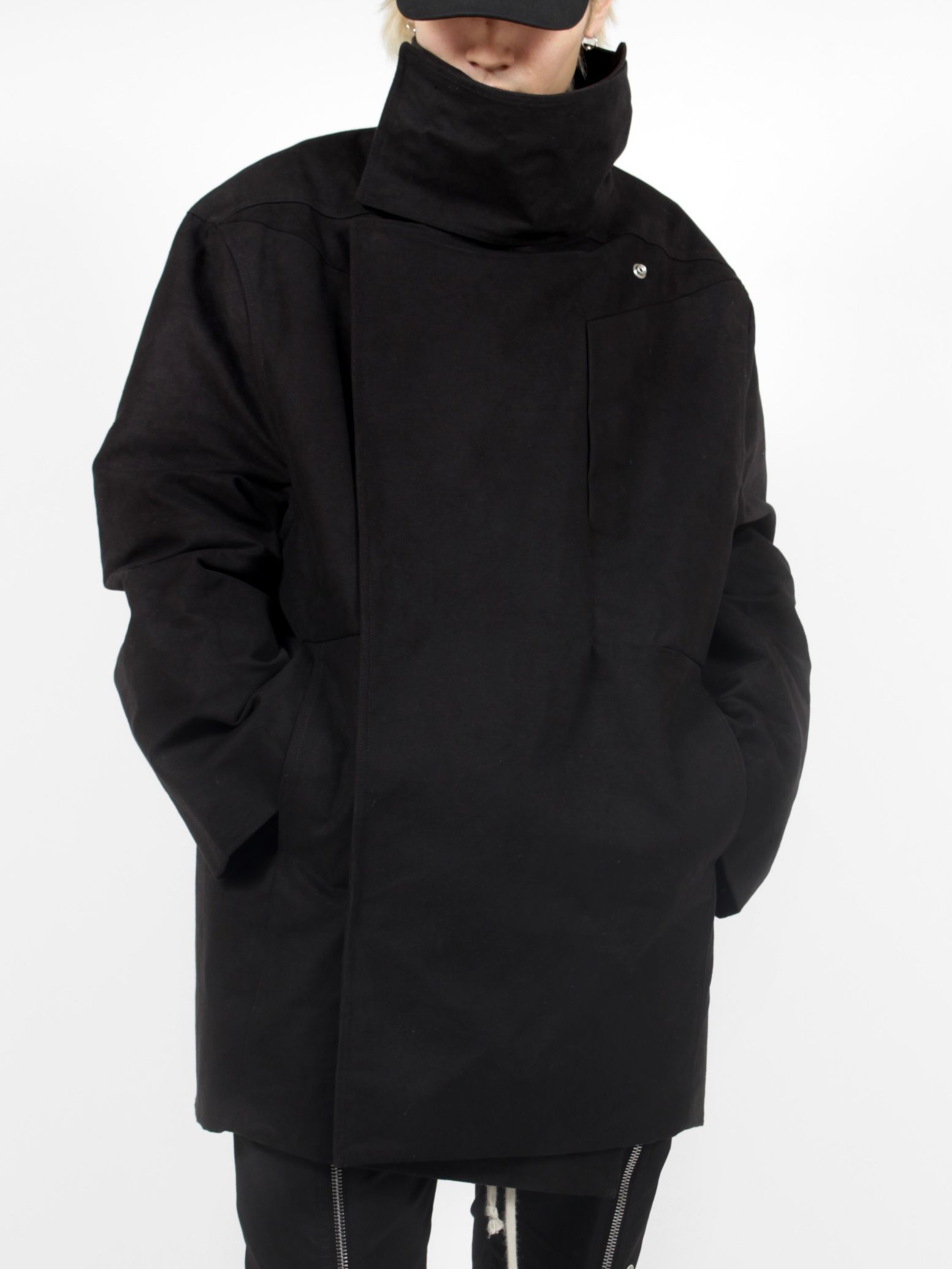 Rick Owens 春夏ストレッチウールコート-