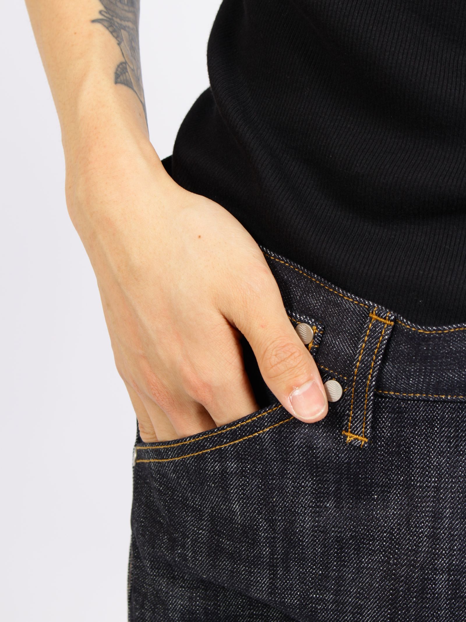 【26AW】新モデル 3D ツイステッド ジーンズ  / 3D TWISTED JEANS  / RAW INDIGO (ロー インディゴ)