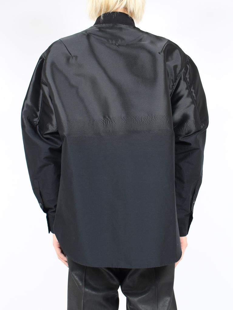 TAAKK - 【24SS】MA-1 グラデーション シャツ / MA-1 SHIRT / ブラック  